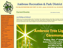 Tablet Screenshot of ambroserec.org